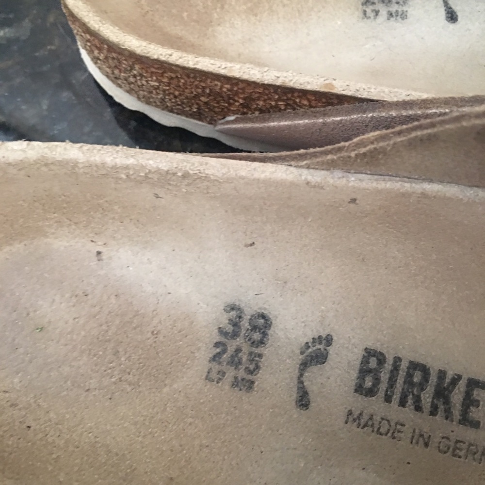 🚫SOLD🚫 Birkenstock  |  washed metallic patina - Picture 3 of 4